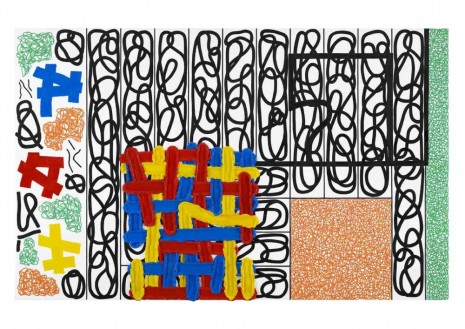 Jonathan Lasker, The Boundary of Luck and Providence, 2011, Galerie Thaddaeus Ropac