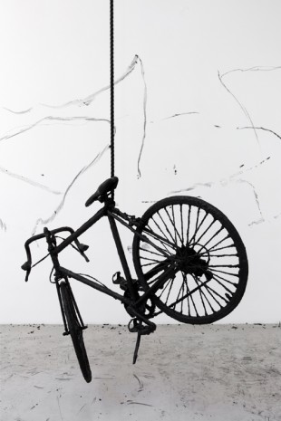 Robin Rhode, Untitled / Bicycle, 2016, kamel mennour