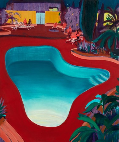Jules de Balincourt, Valley Pool Party, 2016 , Victoria Miro