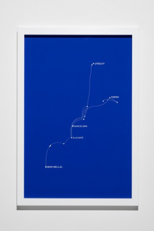 Bouchra Khalili, The Constellations Series, Fig. 7, 2011, Lisson Gallery