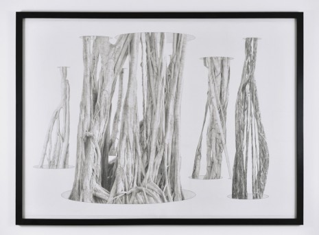 Jim Shaw, Banyan Tree in Holes, 2011, Praz-Delavallade