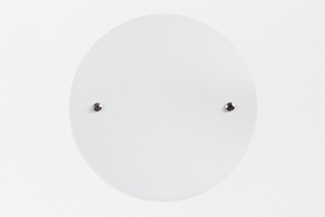 Gerwald Rockenschaub, White acrylic glass, metal screws, washers, 2016, Mehdi Chouakri