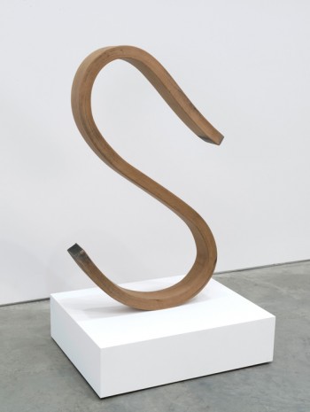 Matt Johnson, S shaped 2x4, 2016, 303 Gallery