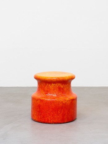 Johan Creten, Points d’observation n°18, orange, 2014-2015, Almine Rech