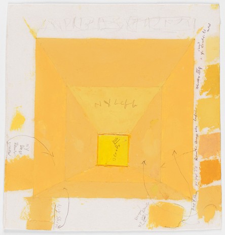Josef Albers, Color study for a Mitered Square, n.d., David Zwirner