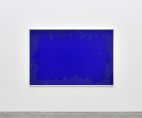Bertrand Lavier, Bleu de Cobalt foncé, 2017 , Almine Rech