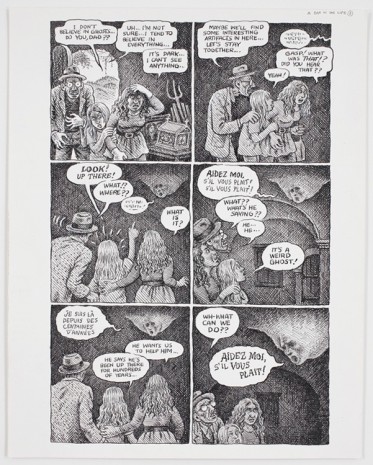 R. Crumb, Self-Loathing Comics #1: A Day in the Life, page 3, 1994, David Zwirner