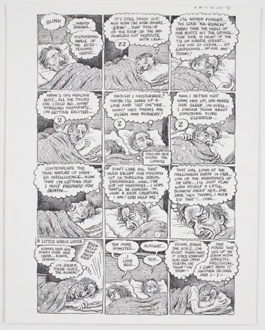 R. Crumb, Self-Loathing Comics #1: A Day in the Life, page 4, 1994, David Zwirner
