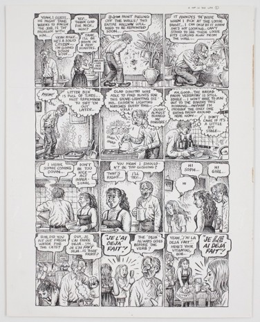 R. Crumb, Self-Loathing Comics #1: A Day in the Life, page 6, 1994, David Zwirner