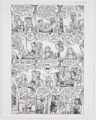 R. Crumb, Self-Loathing Comics #1: A Day in the Life, page 7, 1994, David Zwirner