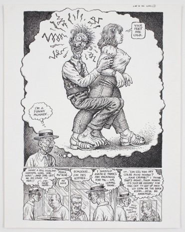 R. Crumb, Self-Loathing Comics #1: A Day in the Life, page 12, 1994, David Zwirner