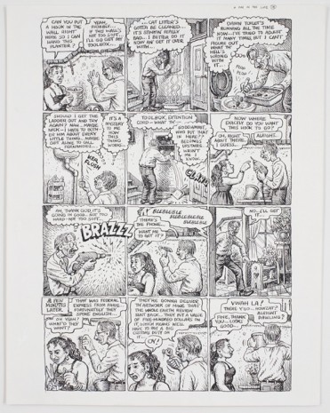 R. Crumb, Self-Loathing Comics #1: A Day in the Life, page 14, 1994, David Zwirner