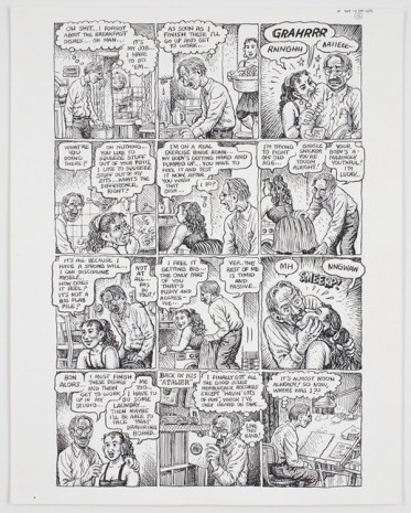 R. Crumb, Self-Loathing Comics #1: A Day in the Life, page 15, 1994, David Zwirner