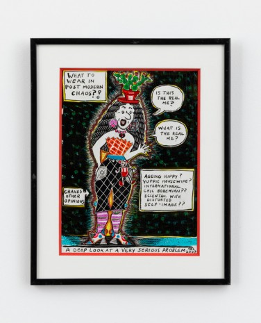 Aline Kominsky-Crumb, What to wear in the Post Modern Chaos? A Deep Look at a very serious Problem, 2007, David Zwirner
