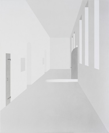 Ben Willikens, Raum 1269 Chromatische Reihe (Flur 2), 2015, Galerie Hans Mayer