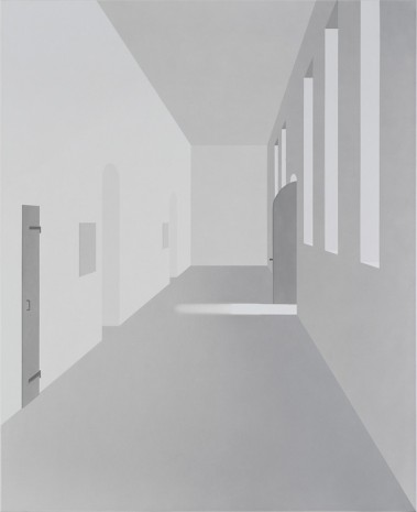 Ben Willikens, Raum 1270 Chromatische Reihe (Flur 3), 2015, Galerie Hans Mayer