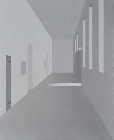 Ben Willikens, Raum 1271 Chromatische Reihe (Flur 4), 2015, Galerie Hans Mayer