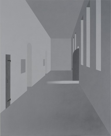 Ben Willikens, Raum 1272 Chromatische Reihe (Flur 5), 2015, Galerie Hans Mayer
