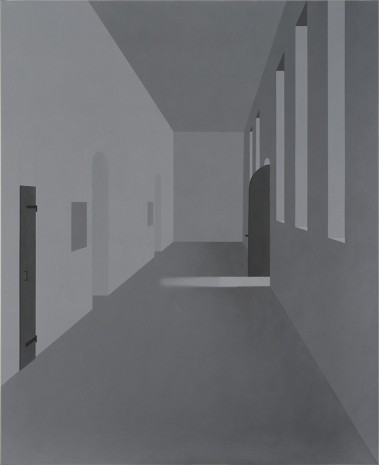 Ben Willikens, Raum 1273 Chromatische Reihe (Flur 6), 2015, Galerie Hans Mayer
