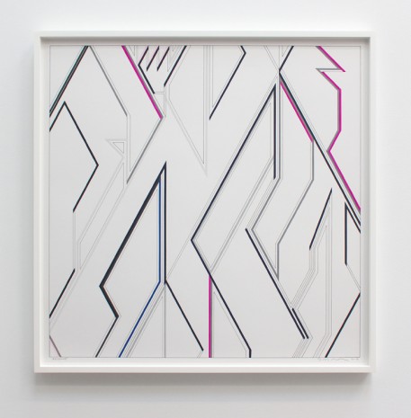 Sarah Morris, Reserve, 2017, Petzel Gallery