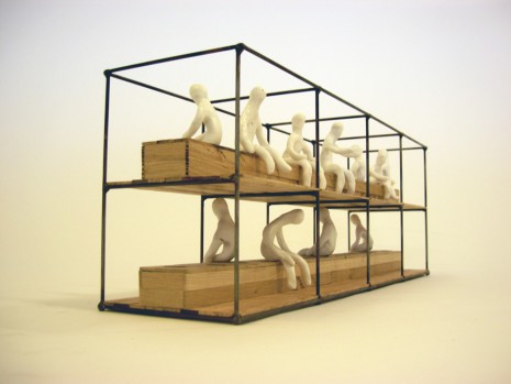 Atelier Van Lieshout, Model Sanitary unit (with figures), 2006, König Galerie