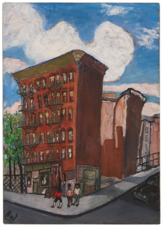 Alice Neel, Building in Harlem, c. 1945 , David Zwirner