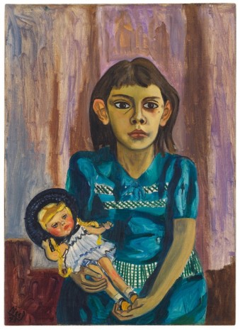 Alice Neel, Julie and the Doll, 1943 , David Zwirner