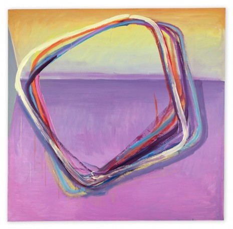 Maria Lassnig, Grosse Flächenteilung / Spiegel (Large field-division / mirror), 1989, Hauser & Wirth