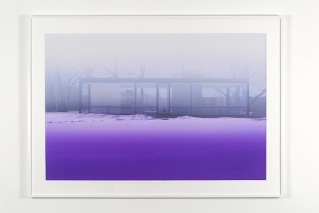 James Welling, Glass House (Lavender Mist), 2014, Marian Goodman Gallery