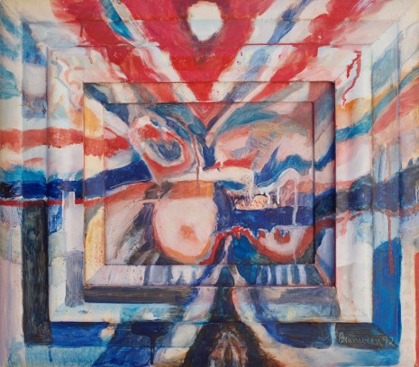 Bob Branaman, Painted Frame With Breast, 1992 , Karma International
