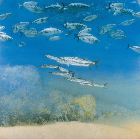 Michael Andrews, School IV: Barracuda under Skipjack Tuna, 1978, Gagosian