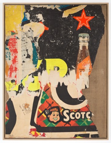 Mimmo Rotella, Scotch Brand, 1958-1959, Gladstone Gallery