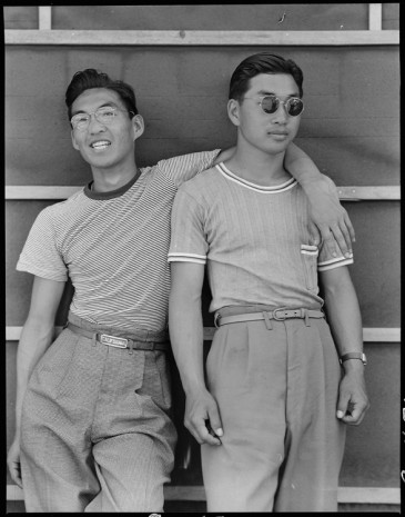 Dorothea Lange, Sacramento, California. College students of Japanese ancestry who have been evacuated from Sacramento to the Assembly Center., 1942, Marianne Boesky Gallery
