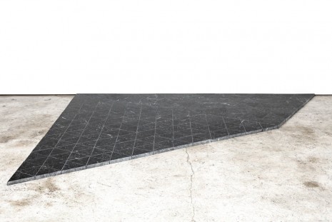 Oscar Tuazon, Untitled (Black Marble Floor), 2014, STANDARD (OSLO)