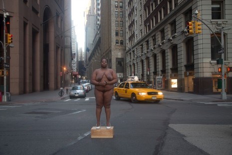 Nona Faustine, From Her Body Sprang Their Greatest Wealth (Site of Colonial Slave Market, Wall Street), 2013, Sprüth Magers