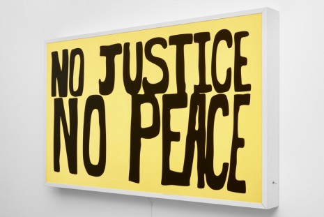Sam Durant, No Justice No Peace, 2017 , Sadie Coles HQ