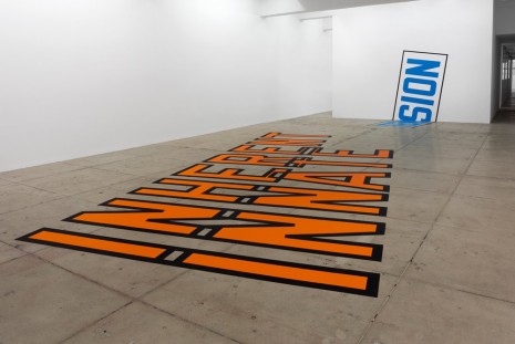 Lawrence Weiner, INHERENT INNATE TENSION, 2015, Marian Goodman Gallery