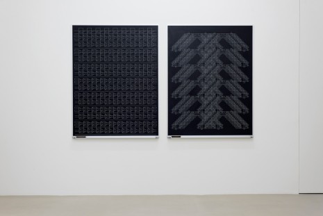 Gabriel Orozco, Blackboard Drawing (#9) / Blackboard Drawing (#4),, 1998, Marian Goodman Gallery