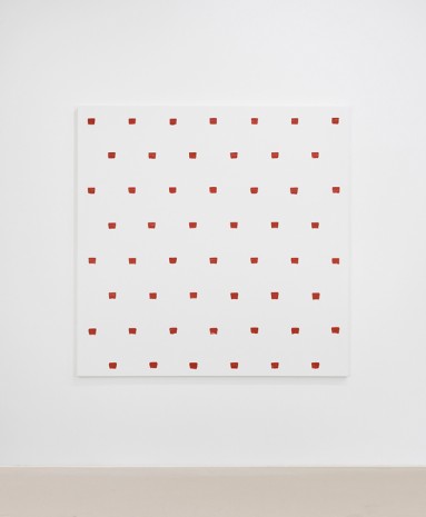 Niele Toroni, Empreintes de pinceau n°50 à intervalles réguliers de 30 cm, 2016, Marian Goodman Gallery