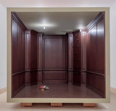 Robert Therrien, No title (paneled room), 2017 , Gagosian