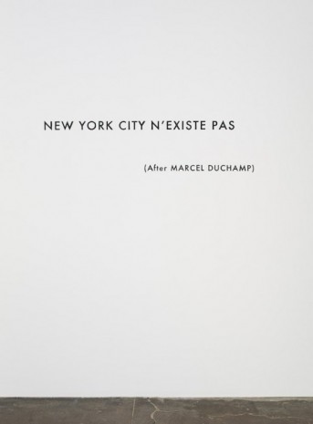 David Lamelas, New York City n’existe pas, 1969-2012, Maccarone