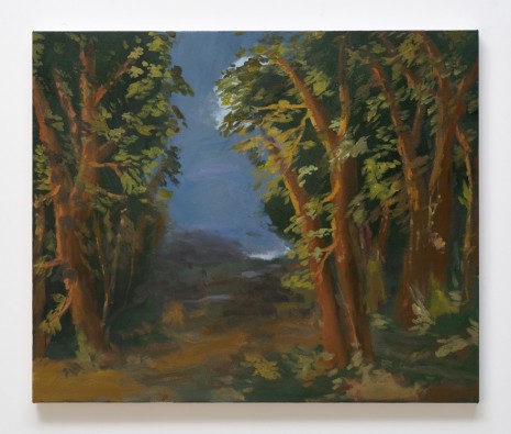 Karen Kilimnik, the edge of the forest, evening, 2012, Galerie Eva Presenhuber