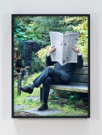 Rodney Graham, Newspaper Man, 2017, 303 Gallery