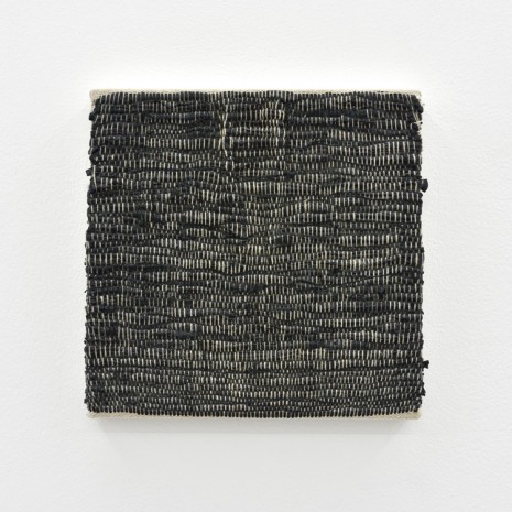 Analia Saban, Composition for Woven Solid (Black), 2017, Praz-Delavallade