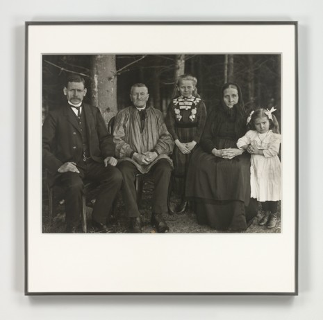August Sander, Die Familie in der Generation (Three Generations of the Family), 1912 (printed 1972), Hauser & Wirth