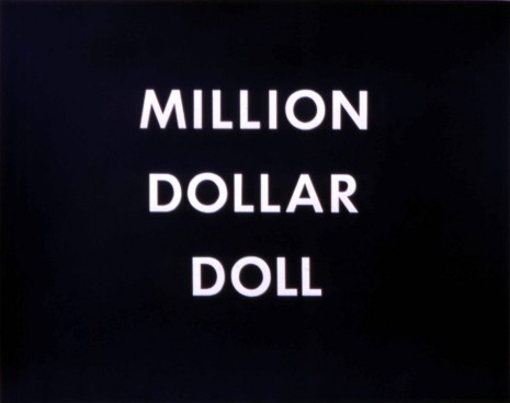 Ed Ruscha, Million Dollar Doll, 1976 , Gagosian