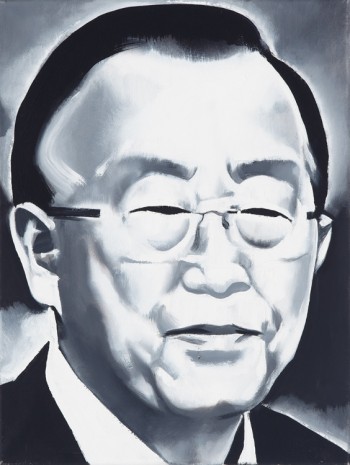 Wilhelm Sasnal, Ban Ki-moon, 2015, Anton Kern Gallery