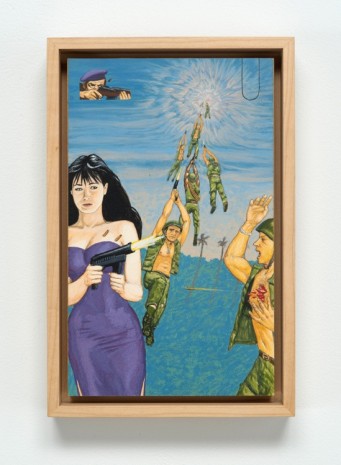 Jim Shaw , Dream Object: Paperback Cover Painting (In Vietnem Shannon Doherty), 1996, Bortolami Gallery