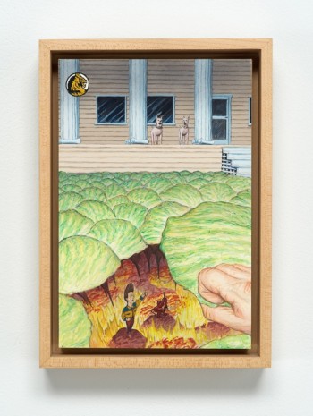 Jim Shaw, Dream Object: Paperback Cover Painting (After Searching for an Experimental Movie...), 1998, Bortolami Gallery