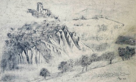 Balthus, Paysage de Monte Calvello, 1978 , Gagosian